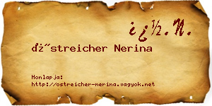 Östreicher Nerina névjegykártya